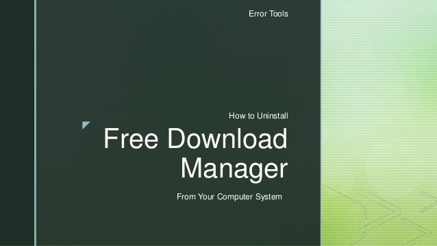 can i remove microsoft download manager