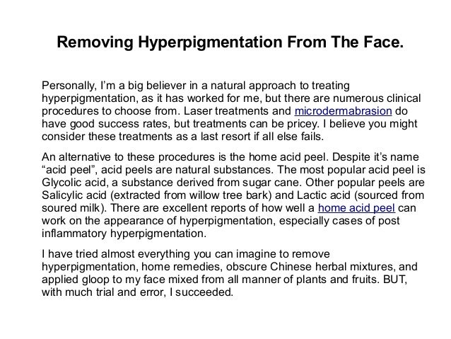 how to remove hyperpigmentation from the face apple cider vinegar for hyperpigmentation