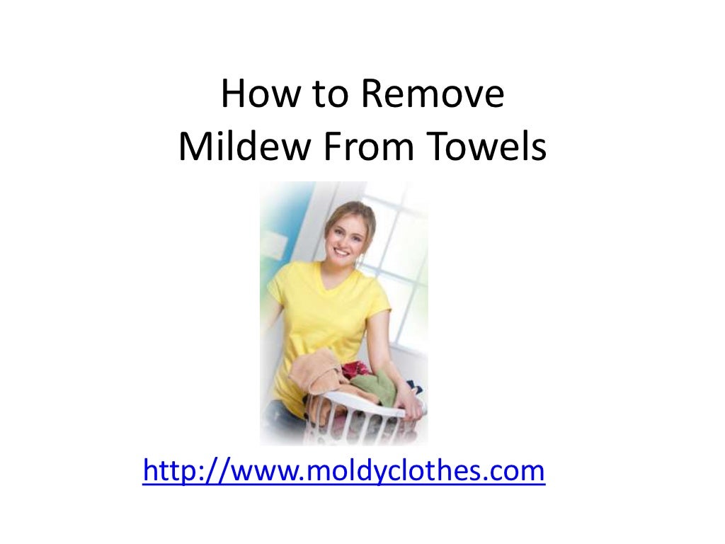 How to Remove Mildew From Towels