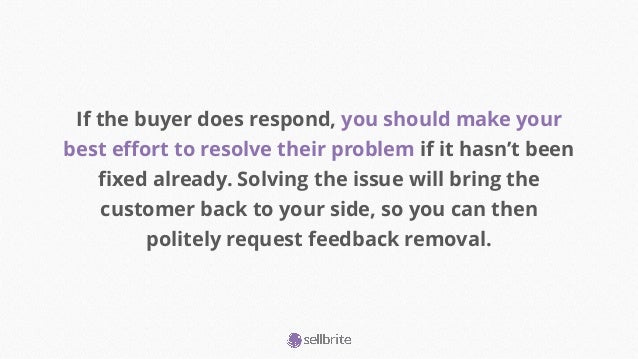 How to Remove Negative Feedback on Amazon Slide 20