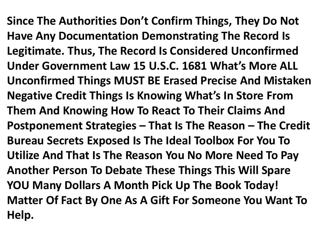 How to remove negative items from credit report yourself