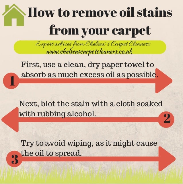 How to remove oil stains