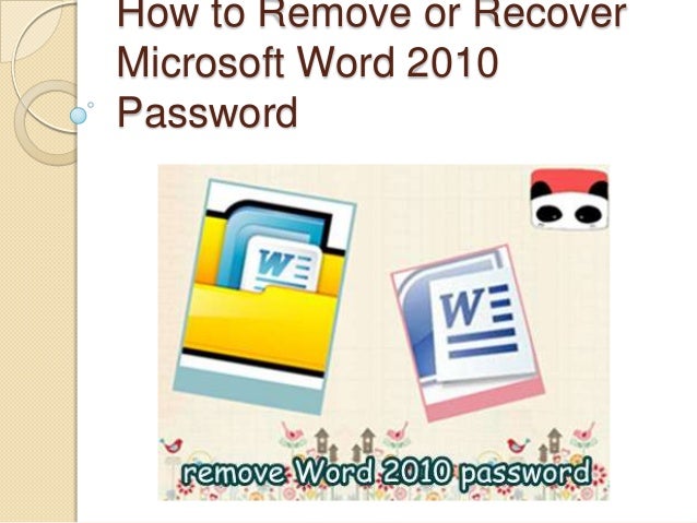 how to recover word password how to recover word password