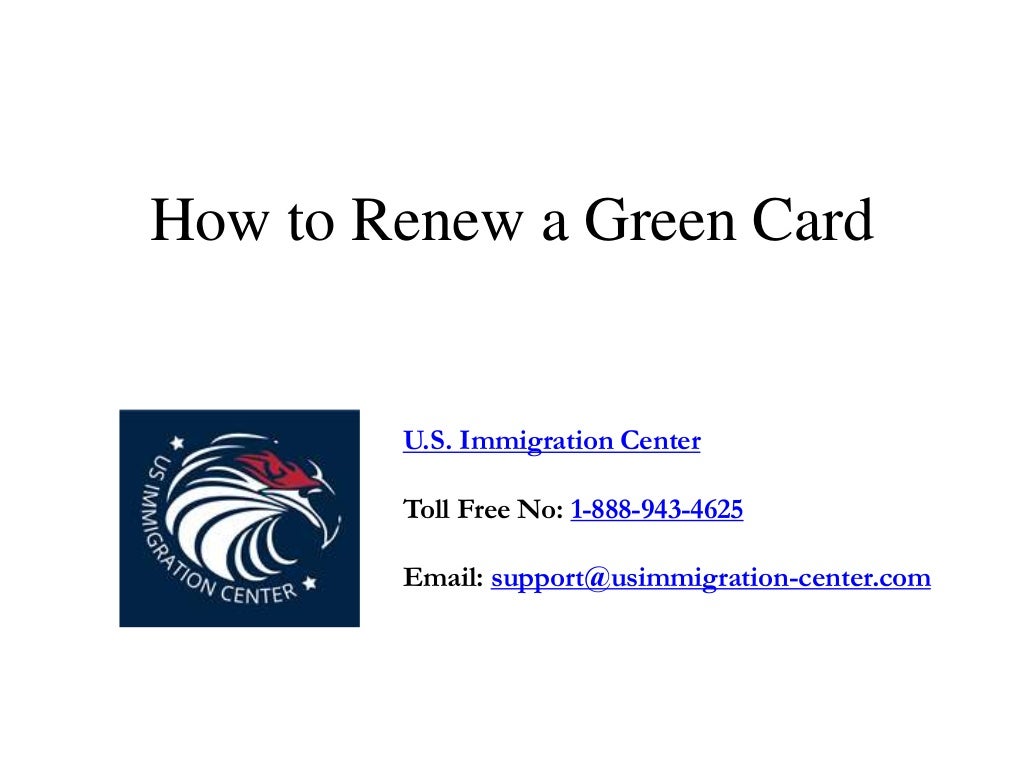 How to Renew a Green Card