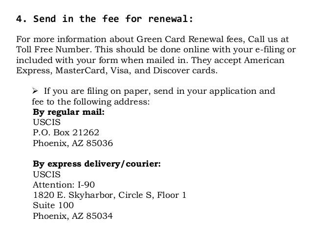 How to Renew a Green Card