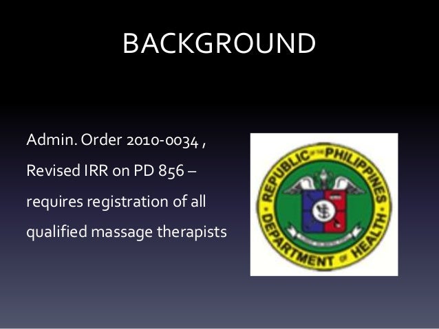 Renewing massage therapy license Clearance