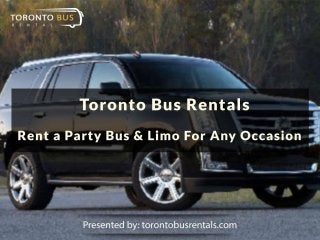 How To Rent a Party Bus and Limo For Any Occasion