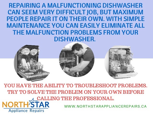 Can you repair a dishwasher on your own?