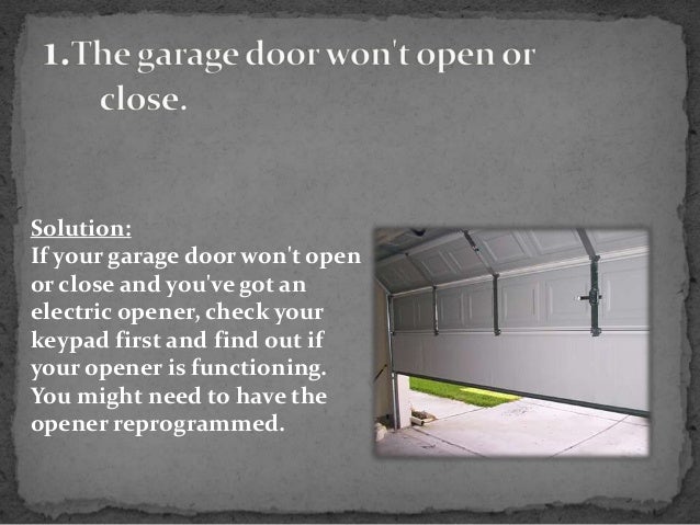 How To Repair Garage Door