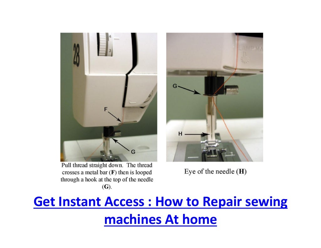 How to repair sewing machine at home