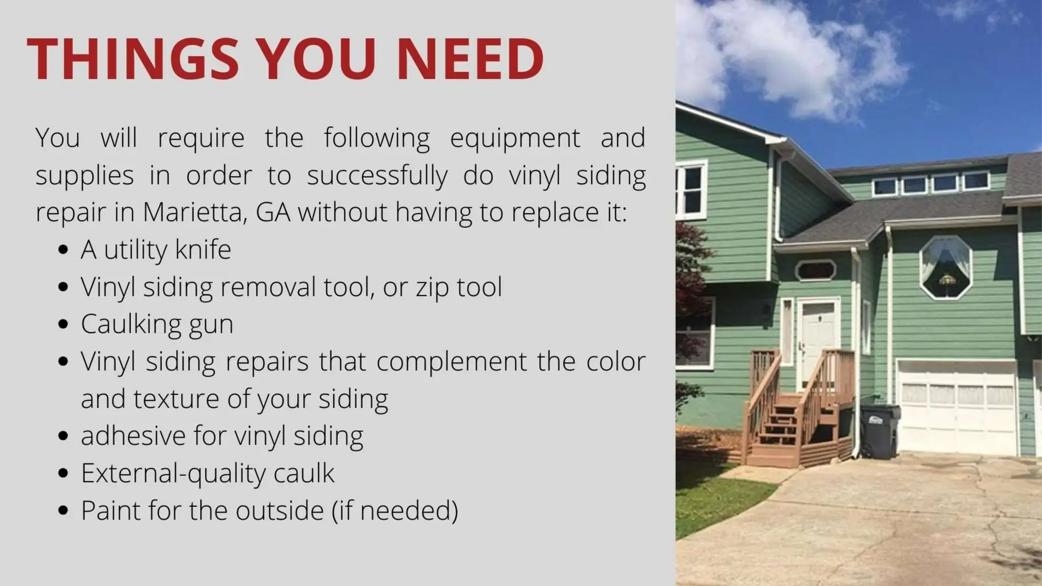 How to Repair Vinyl Siding Without Replacing: DIY Guide