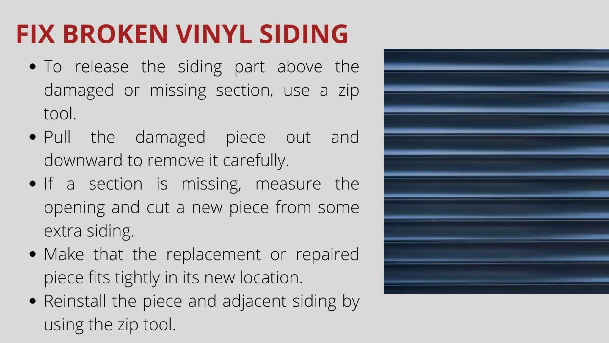 How to Repair Vinyl Siding Without Replacing: DIY Guide