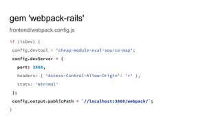 How to replace rails asset pipeline with webpack? | PDF | Web ...
