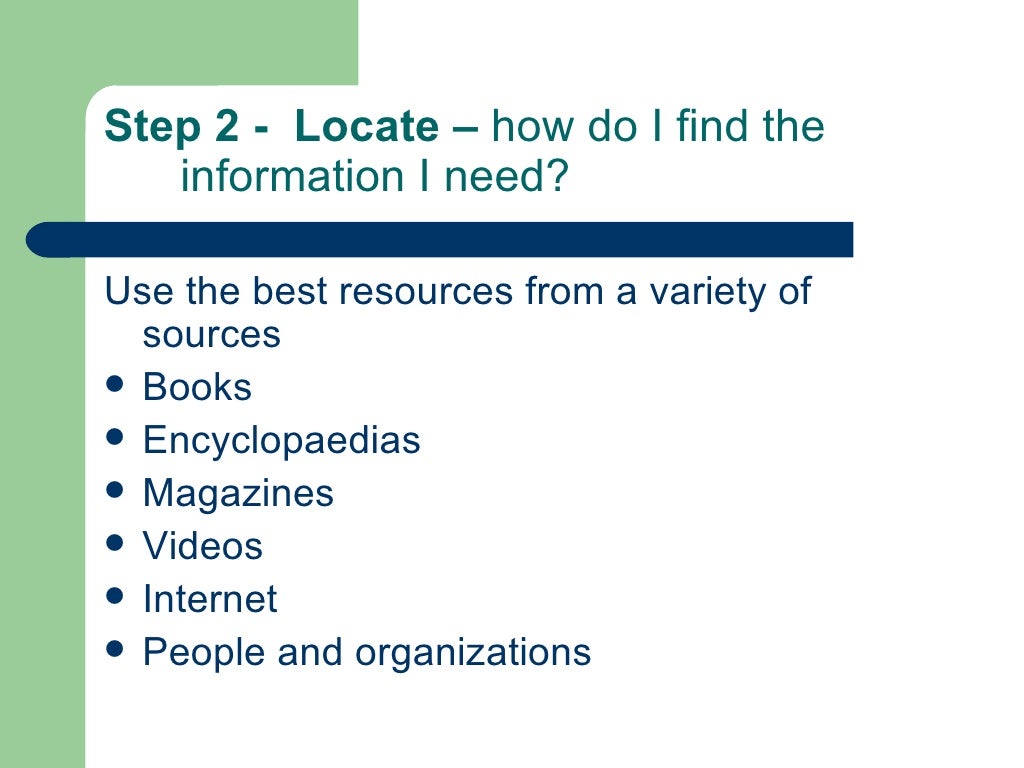 How to research a topic