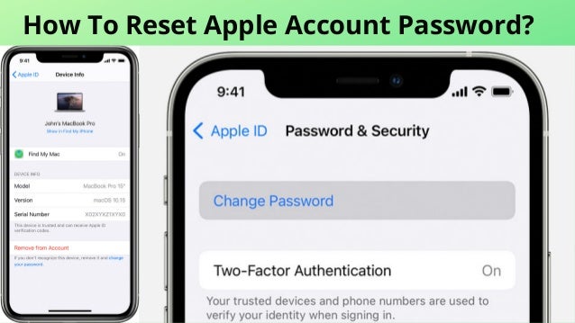 How To Reset Apple Account Password?
 