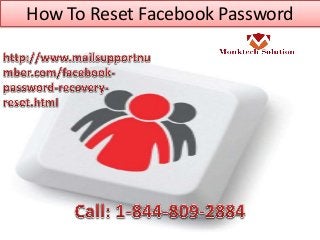How To Reset Facebook Password
 