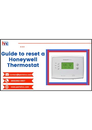 How to Reset Honeywell Thermostat A Comprehensive Guide.pdf
