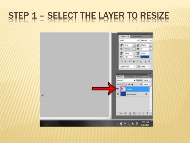 How to resize image in photoshop layer How to resize image in photoshop layer