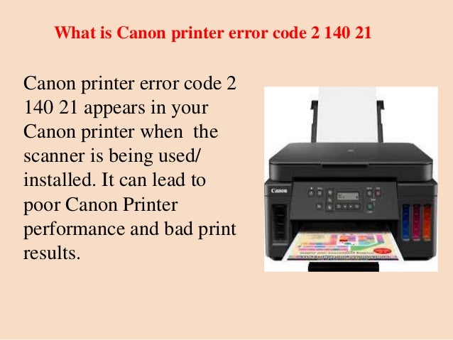 code 2.140 21 canon scanner