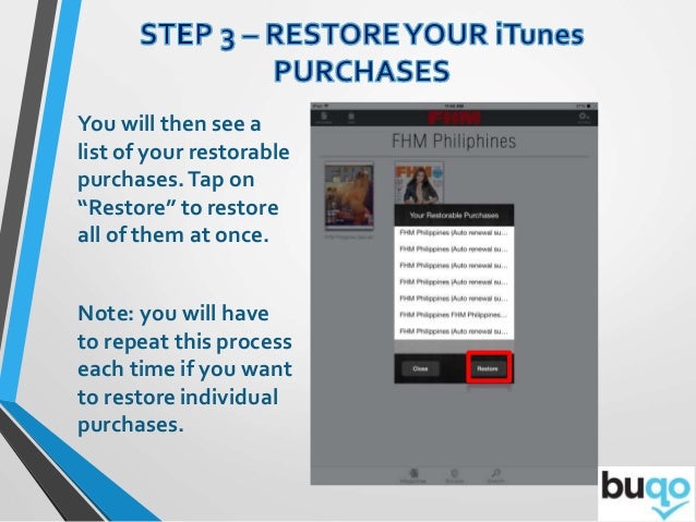 How To Restore Purchases in iOS