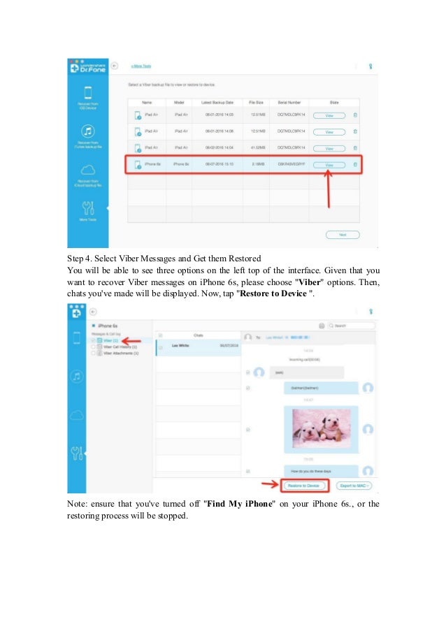 viber message restore viber message restore