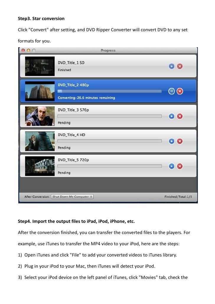 mac rip protected dvd