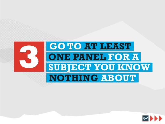 SXSW attracts a huge breadth of
different digital experts.

 