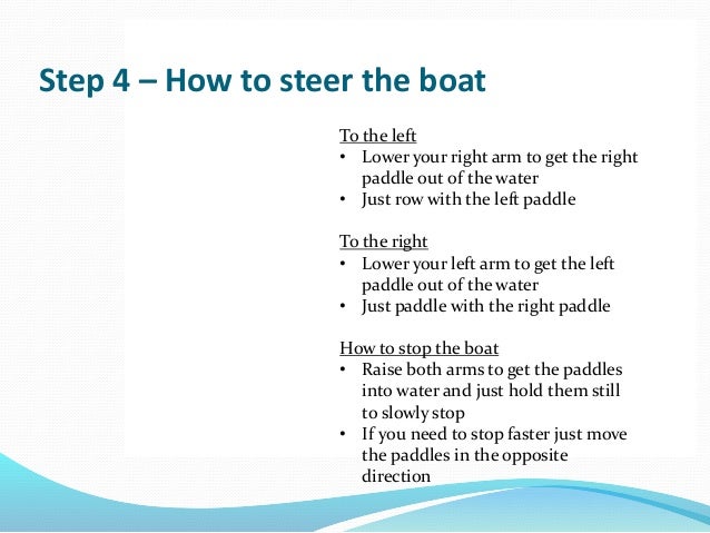 how to row a boat - pdfshare