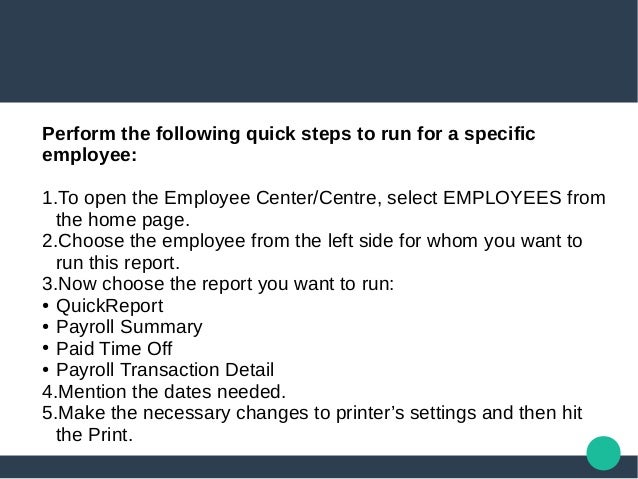 payroll summary