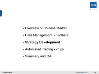 "How to Run a Quantitative Trading Business in China with Python" by ...
