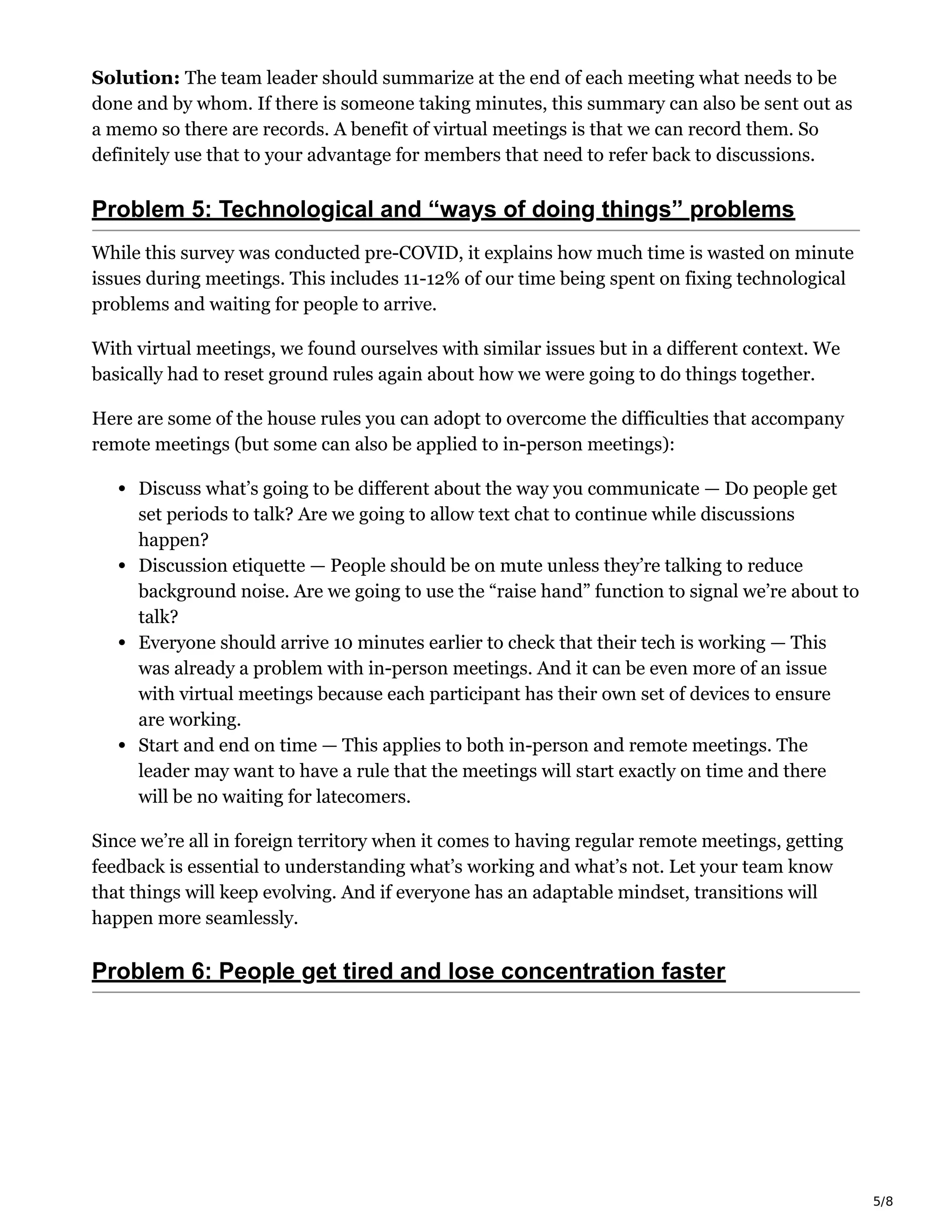 How to Run Remote Meetings That Don’t Suck 