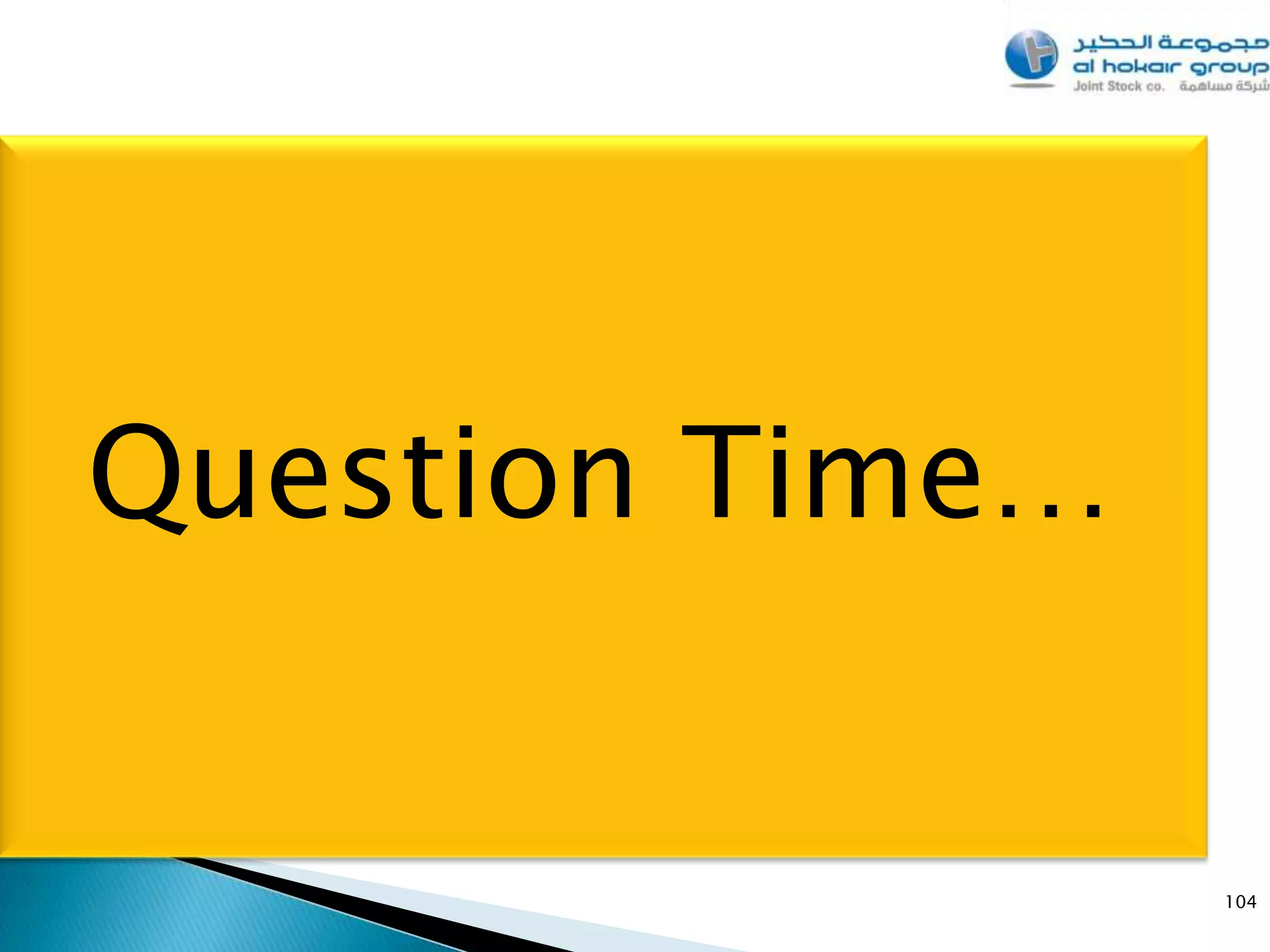 Question Time…


                 104
 