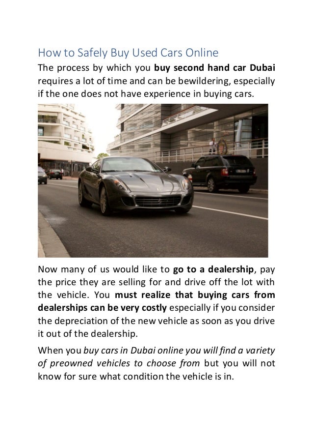 How To Safely Buy Used Cars Online