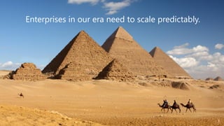 Enterprises in our era need to scale predictably.
3
 