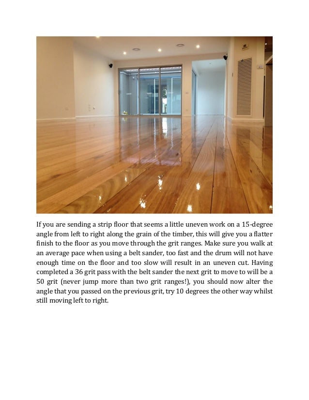 How To Sand A Wood Floor Like Professional Timber Floor Sanders And P