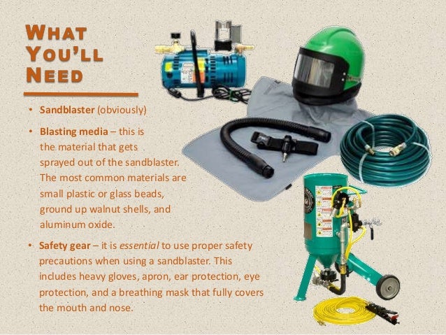 Using A Sandblaster To Clean Car Parts Using A Sandblaster To Clean Car Parts