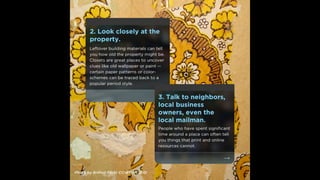 How to Save a Place: 12 Tips To Research & Know the Threat