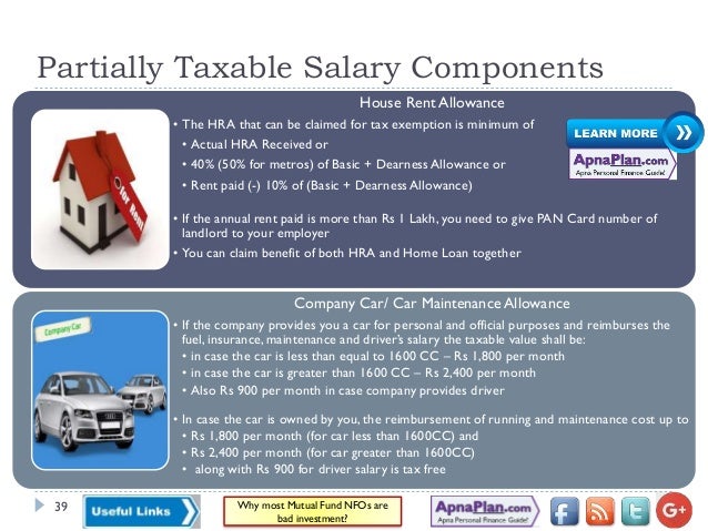 How To Save Income Tax For Fy 2018 19 For Salaried