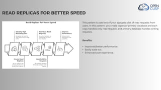 How to Scale Databases with High Availability Patterns in AWS Cloud | PDF