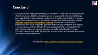How to Scale Your Business with Employee Attendance Management Software ...