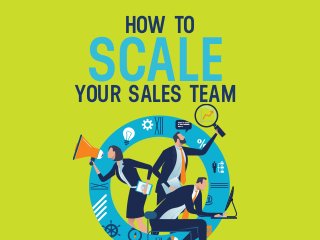 SCALE
HOW TO
YOUR SALES TEAM
 