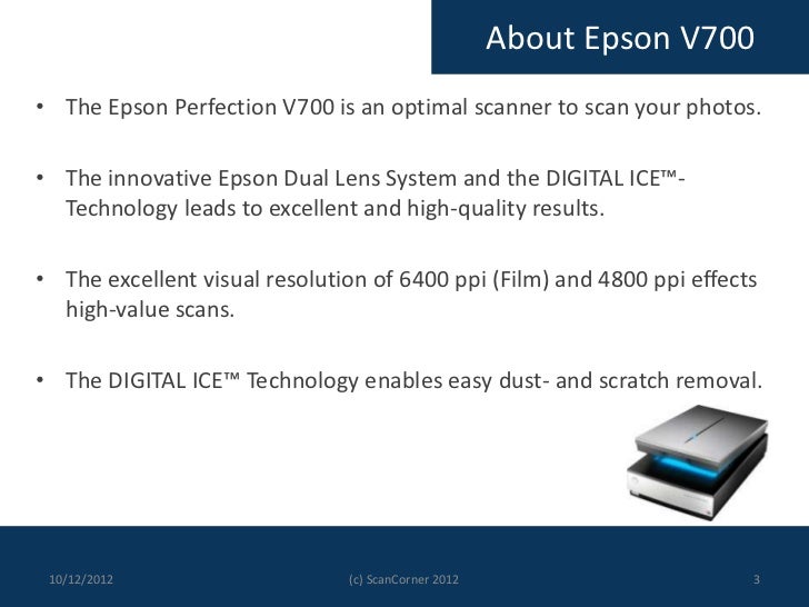 How to scan your photos with Epson V700