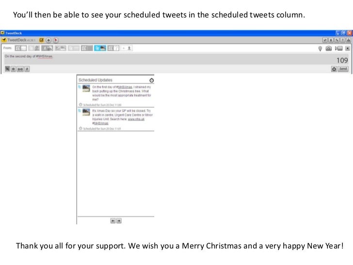 how to schedule tweets with tweetdeck how to schedule tweets