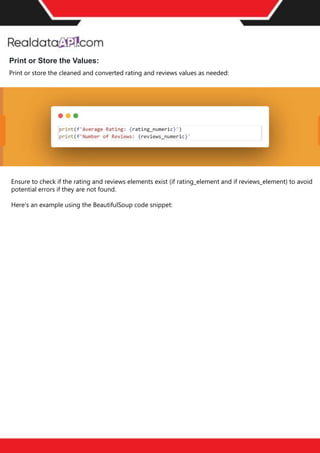 How to Scrape Amazon Product Data using Python – A Comprehensive Guide.pptx