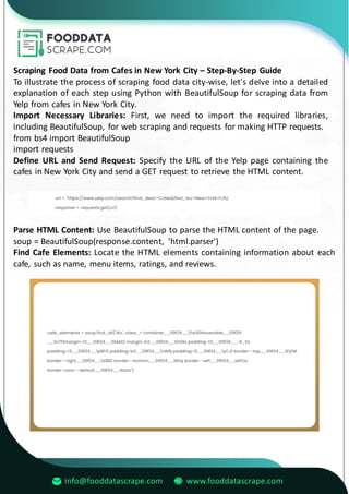 How To Scrape Food Data From Cafes City Wise And Explore Café.pdf