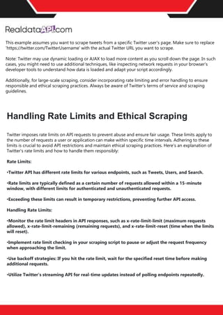 How to Scrape Twitter Data - A Step-by-Step Guide.pptx | Internet ...