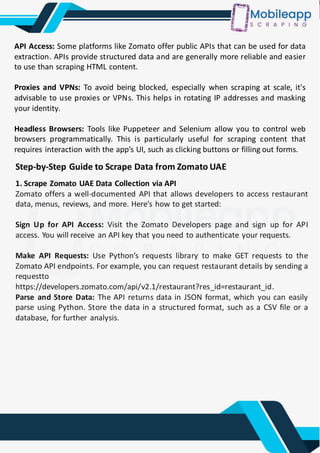 How to Scrape Zomato, Talabat, Deliveroo, McDonald's, and KFC App Data ...