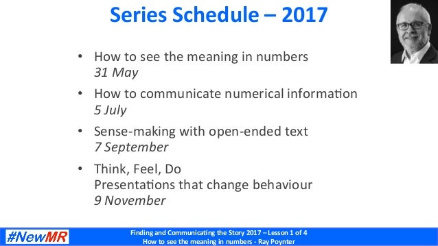 How To See The Meaning In Numbers How To See The Meaning In Numbers