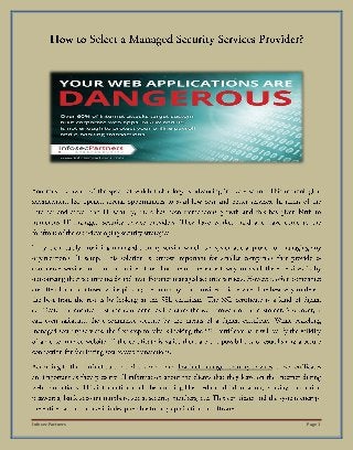 Infosec Partners Page 1
 