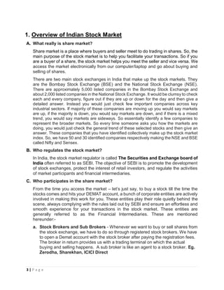 How to select equity shares for investment in share market | PDF